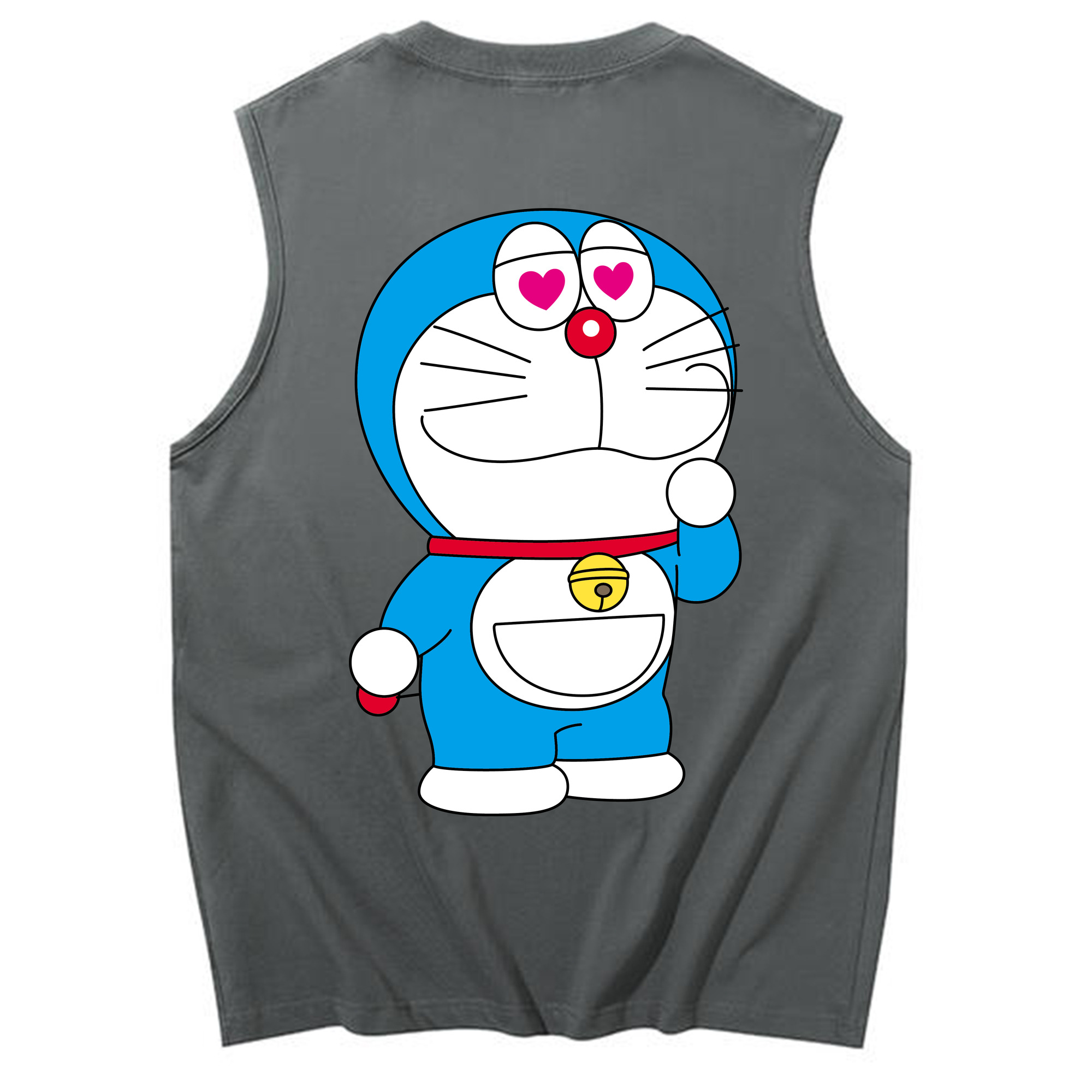 （画像用） ドラえもん Doraemon コットン100％タンクトップ（背面プリント）